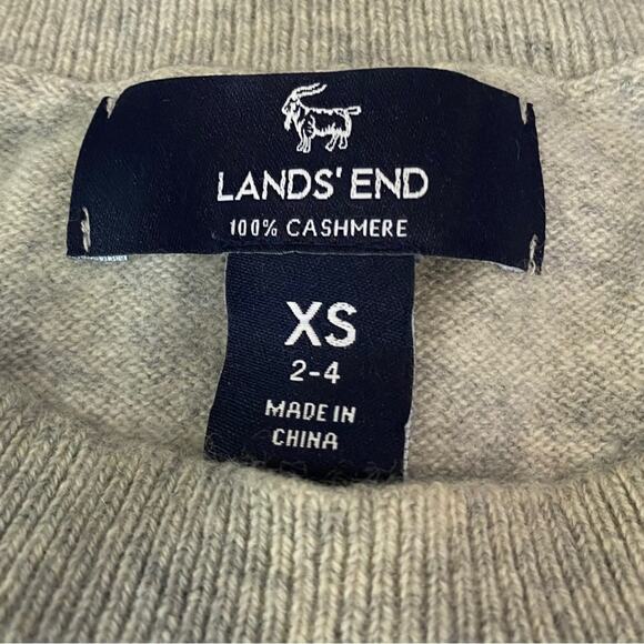 LANDS’ END Classic CASHMERE Women's crew neck sweater Size XS Extra Small - Picture 7 of 12